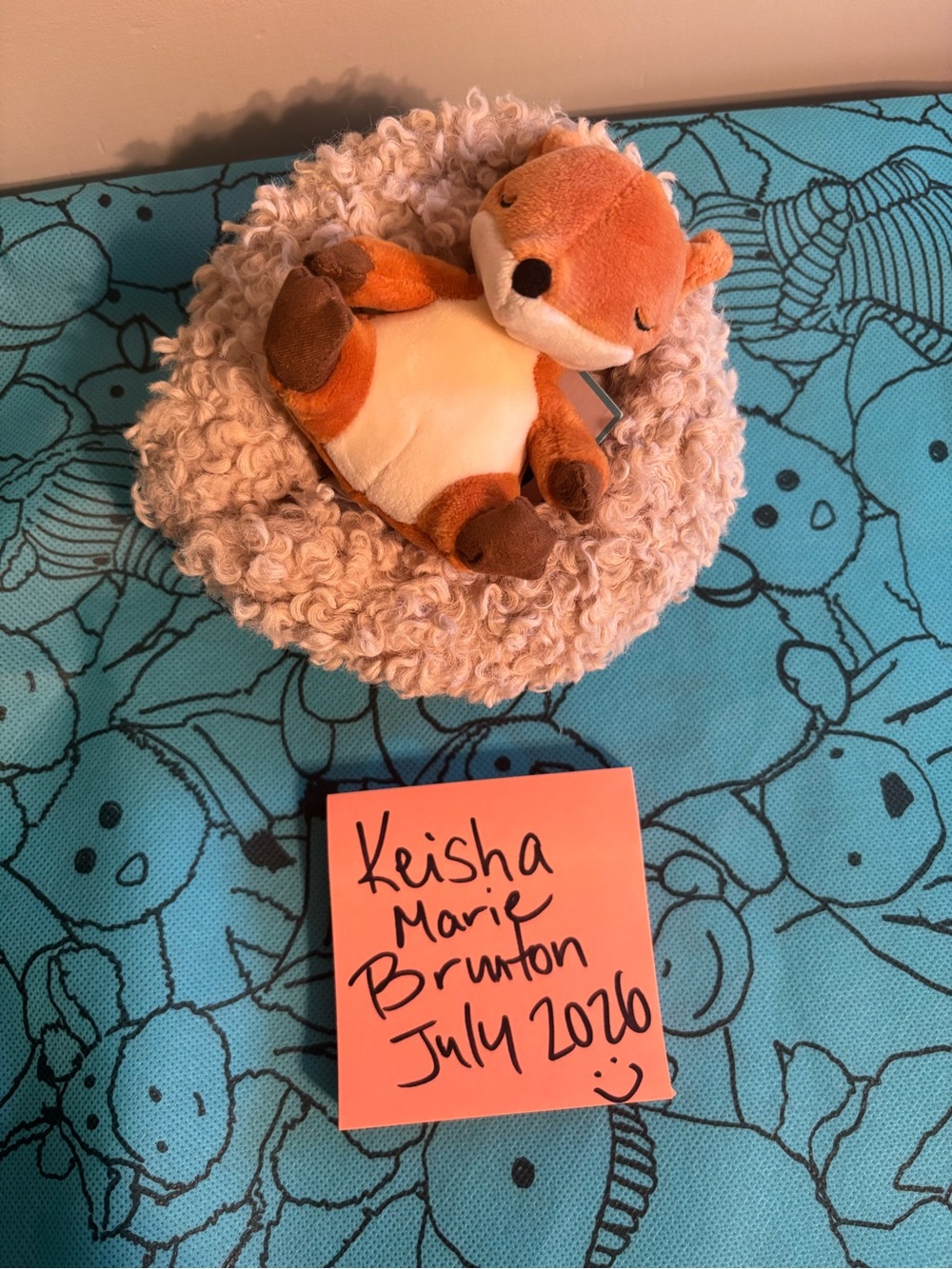 Jellycat Hibernating Fox- Retired